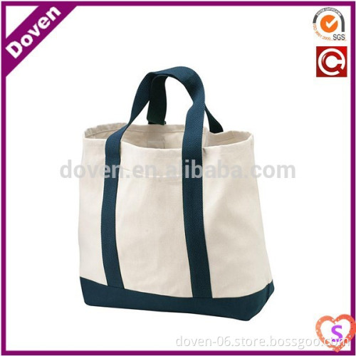 Canvas plain white shopping bags